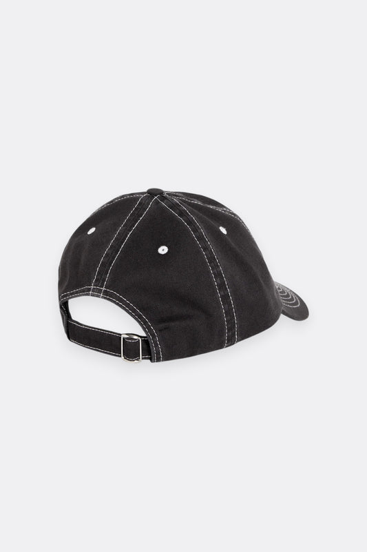 Polar Skate Co. Sai Cap Contrast Black | Casquette 6-Panel Skate | Edgar Bdx