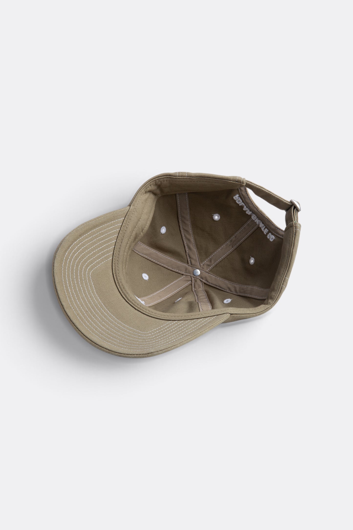 POLAR SKATE CO. Sai Cap Contrast Olive | Casquette 6-Panel Coton Skate | Edgar Bdx