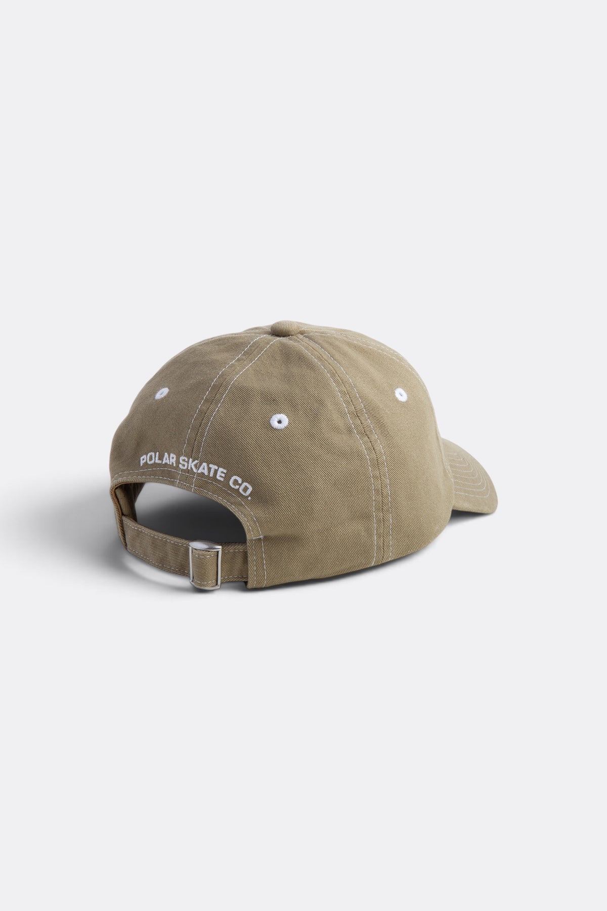 POLAR SKATE CO. Sai Cap Contrast Olive | Casquette 6-Panel Coton Skate | Edgar Bdx