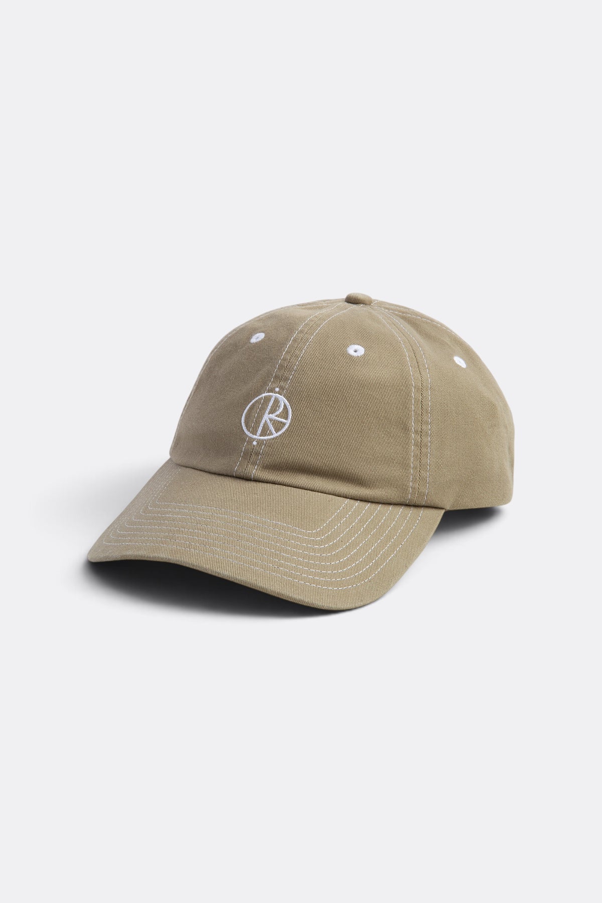 POLAR SKATE CO. Sai Cap Contrast Olive | Casquette 6-Panel Coton Skate | Edgar Bdx