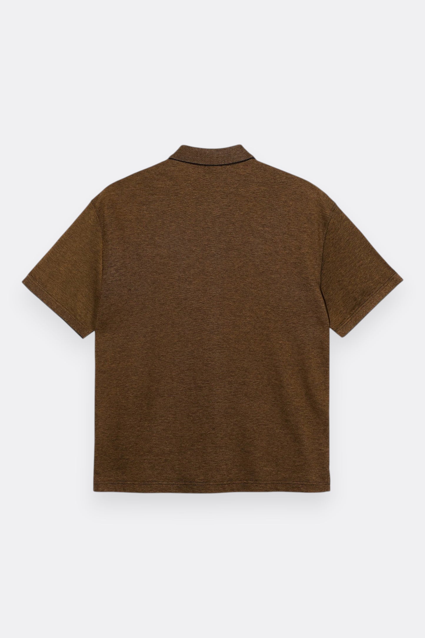Polar Skate Co. Surf Polo Shirt Black Caramel | Polo Piqué Skate | Edgar Bdx