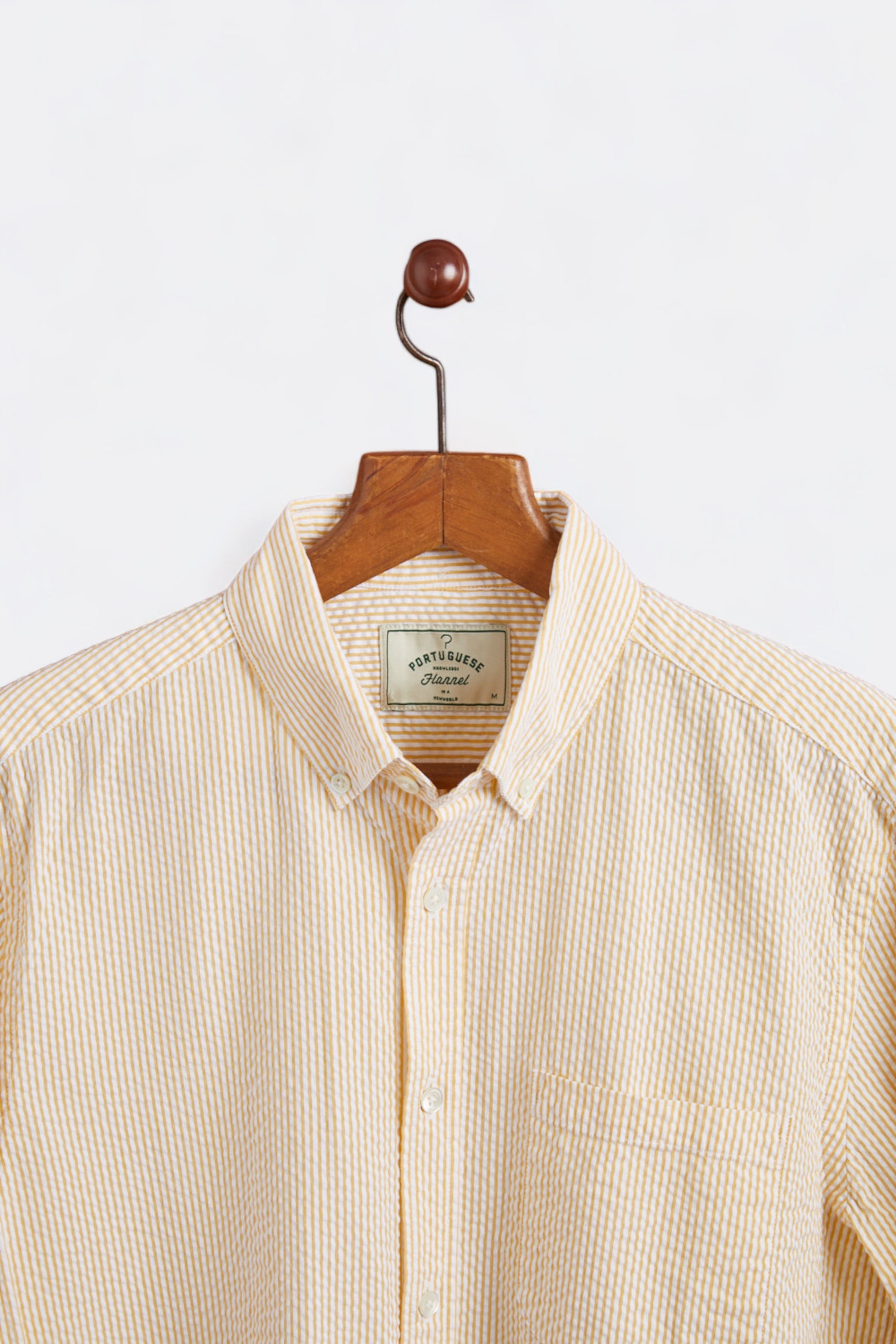 Portuguese Flannel - Atlantico Stripe Shirt (Yellow)