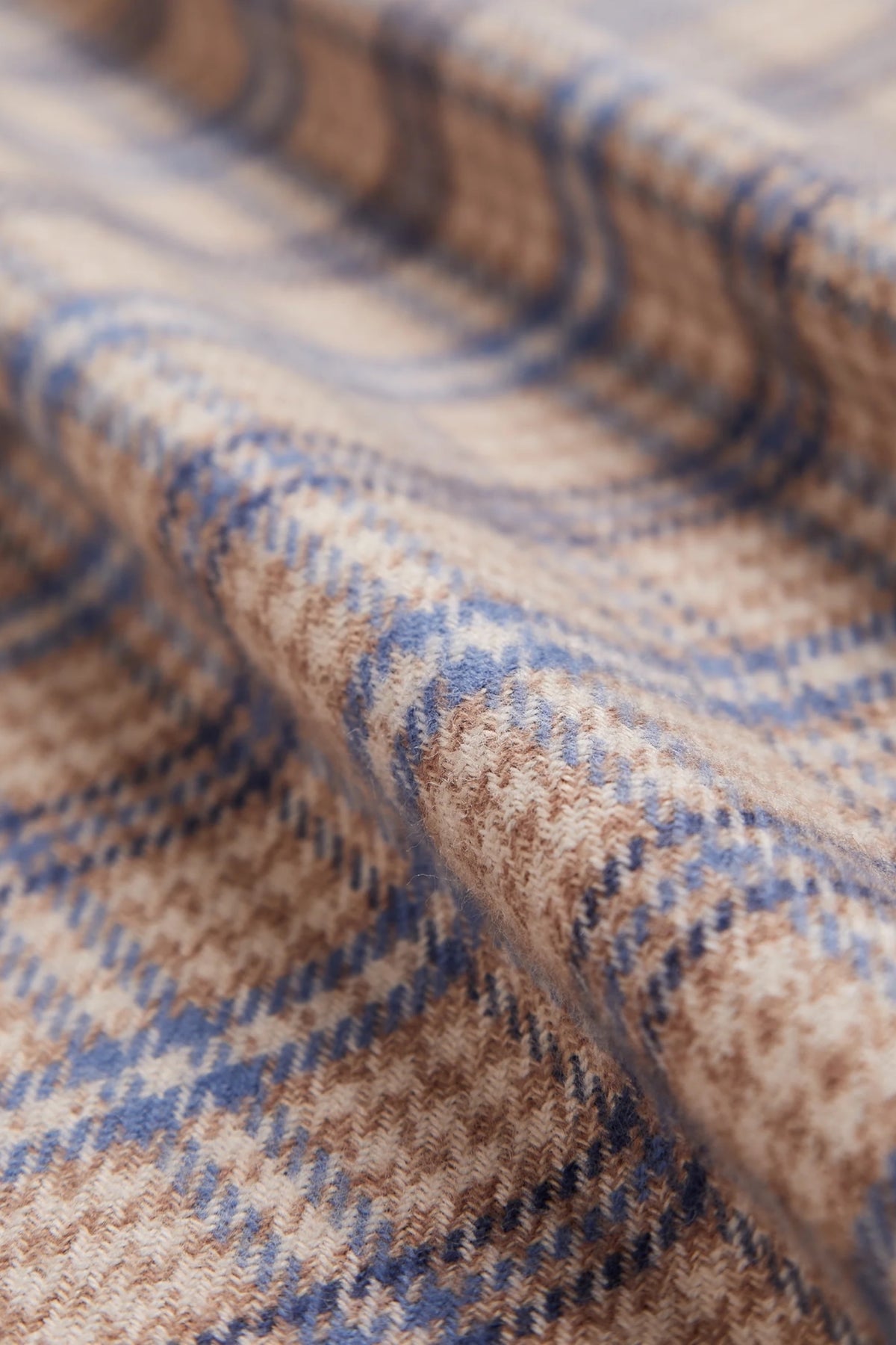 PORTUGUESE FLANNEL Cedar Shirt Brown Blue | Chemise Tartan | Edgar Bdx