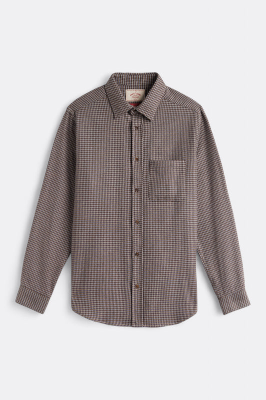 Portuguese Flannel - Dylan Shirt (Blue / Bordeaux)