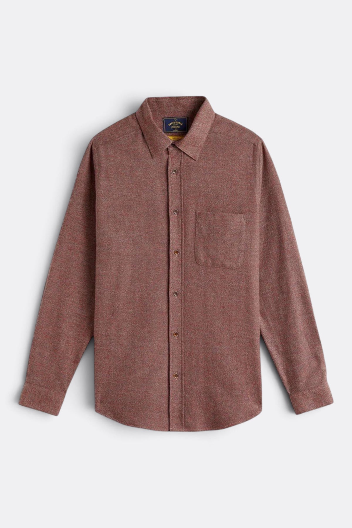 PORTUGUESE FLANNEL Espiga Shirt Clay | Chemise Chevrons | Edgar Bdx