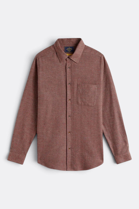 PORTUGUESE FLANNEL Espiga Shirt Clay | Chemise Chevrons | Edgar Bdx