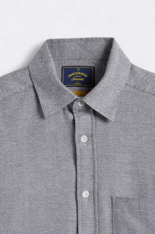 Portuguese Flannel - Espiga Shirt (Grey)