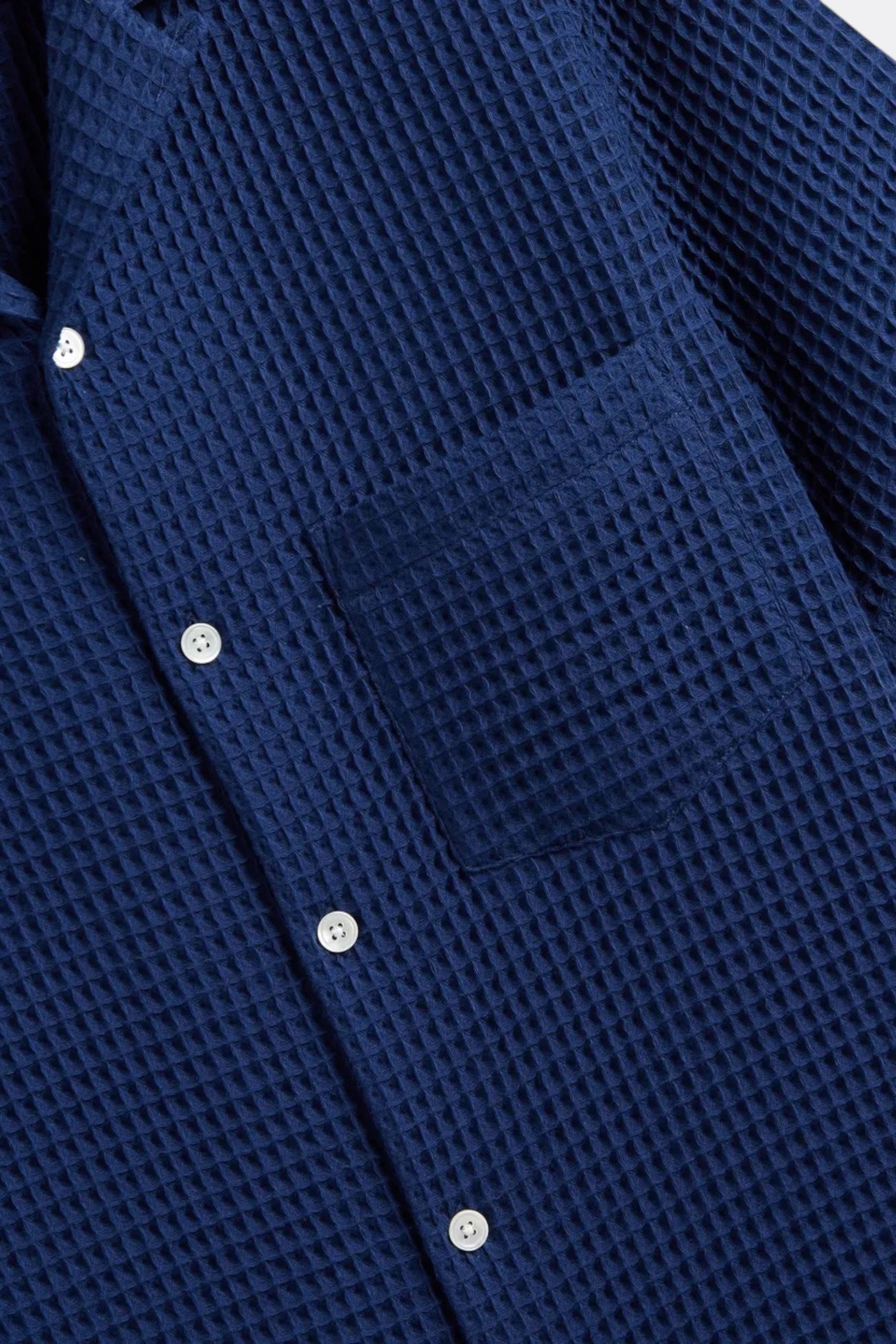 Chemise Honey Comb Blue Coton - Portuguese Flannel | Edgar Bdx