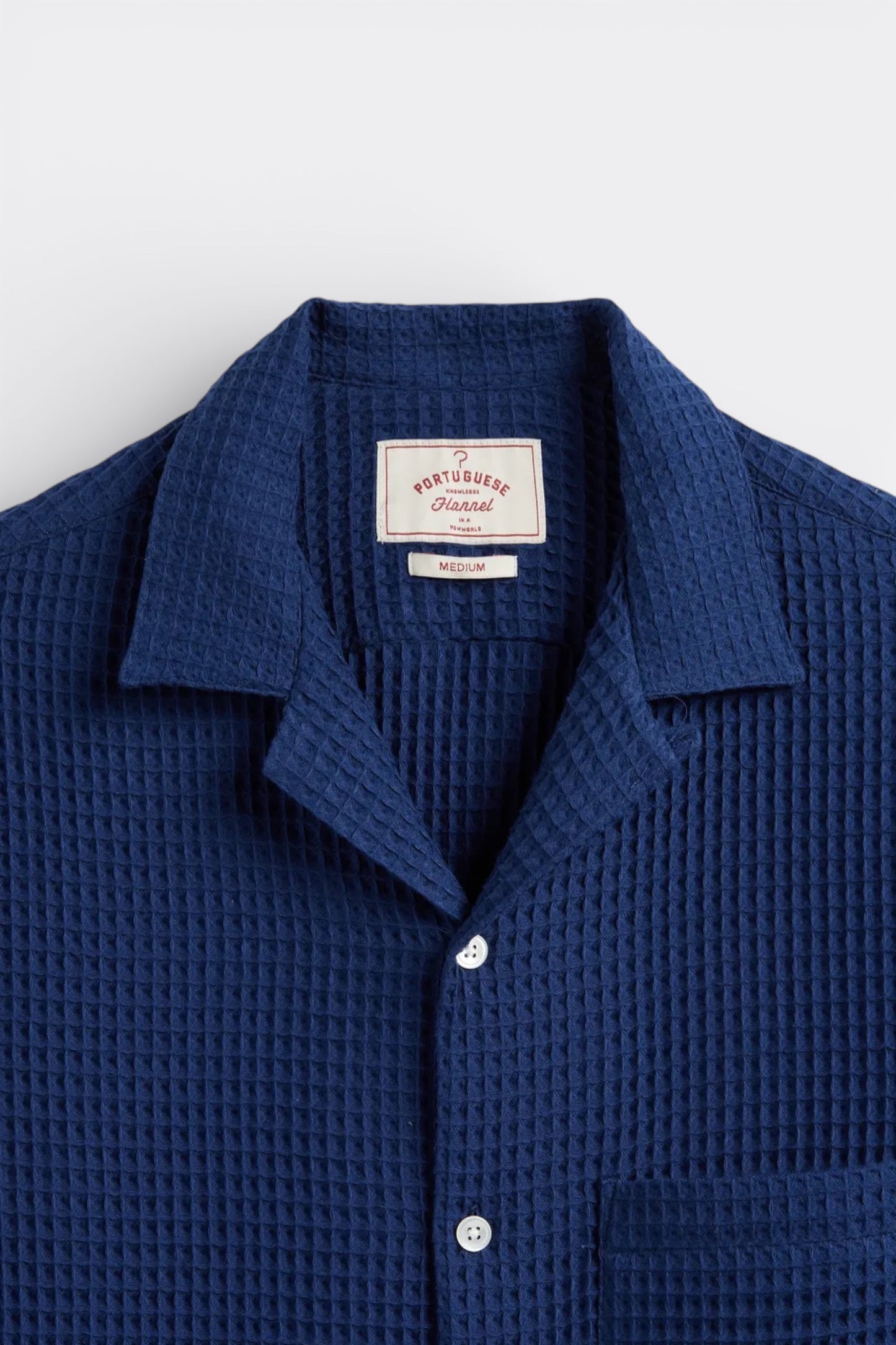 Chemise Honey Comb Blue Coton - Portuguese Flannel | Edgar Bdx