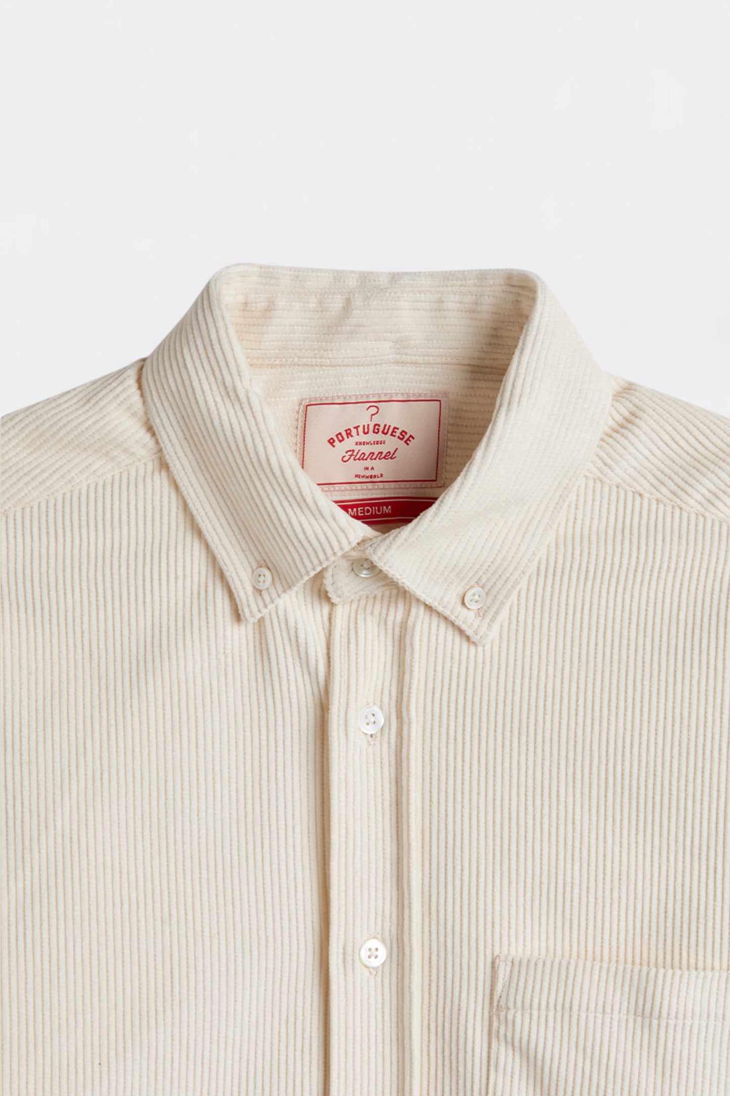 Portuguese Flannel - Lobo 2.0 Shirt (Ecru)