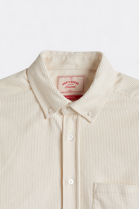 Portuguese Flannel - Lobo 2.0 Shirt (Ecru)
