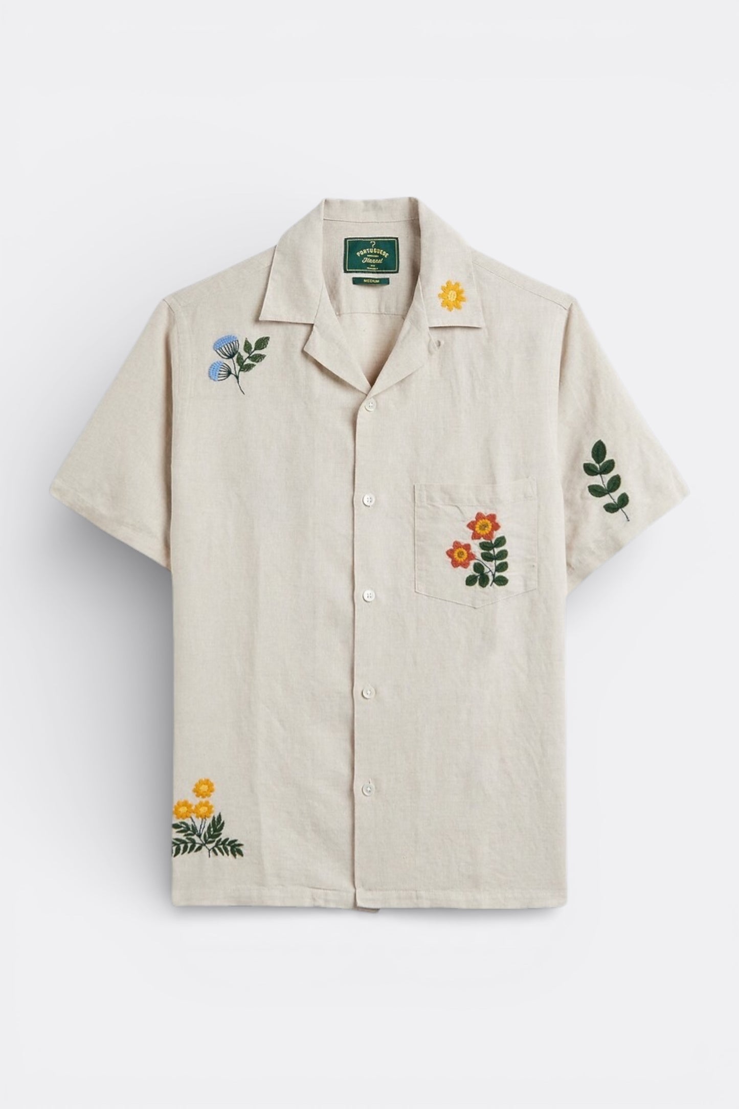 Chemise Spring Embroidery Lin-Coton - Portuguese Flannel | Edgar Bdx