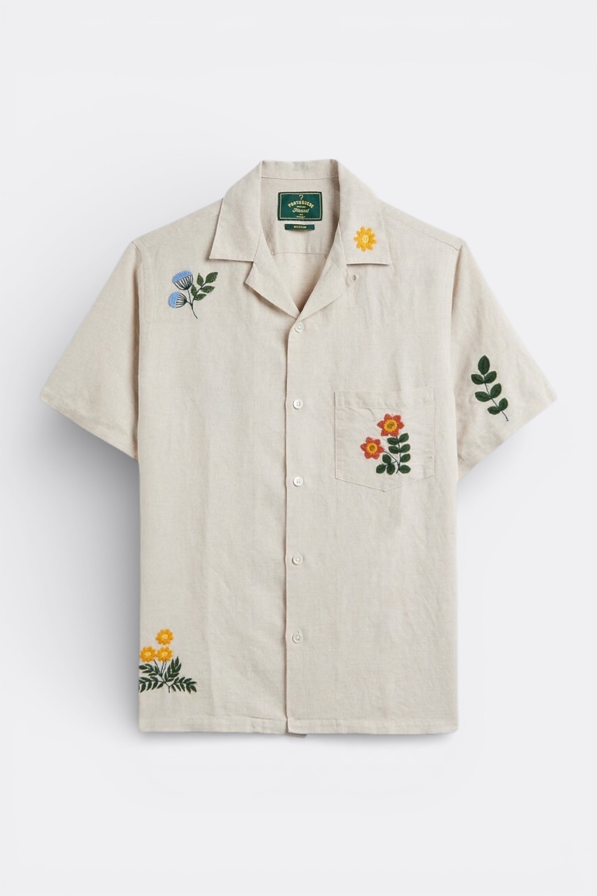 Chemise Spring Embroidery Lin-Coton - Portuguese Flannel | Edgar Bdx