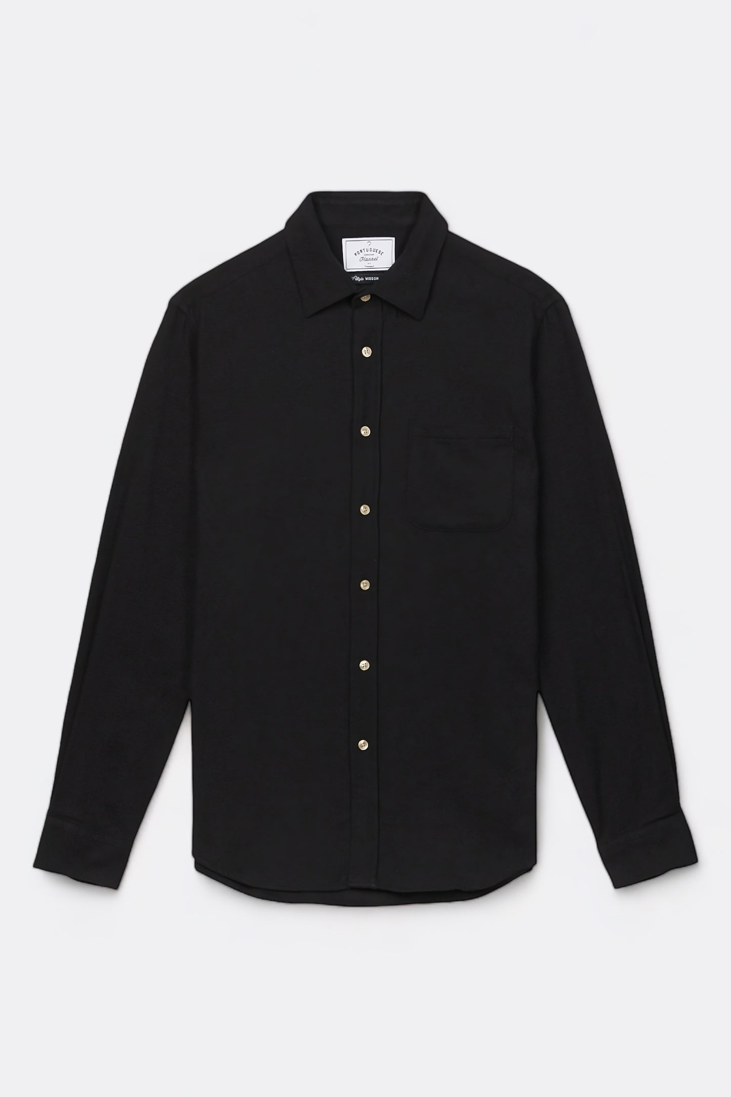 Portuguese Flannel - Teca Shirt (Black)