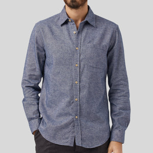 Portuguese Flannel - Teca Shirt (Indigo)