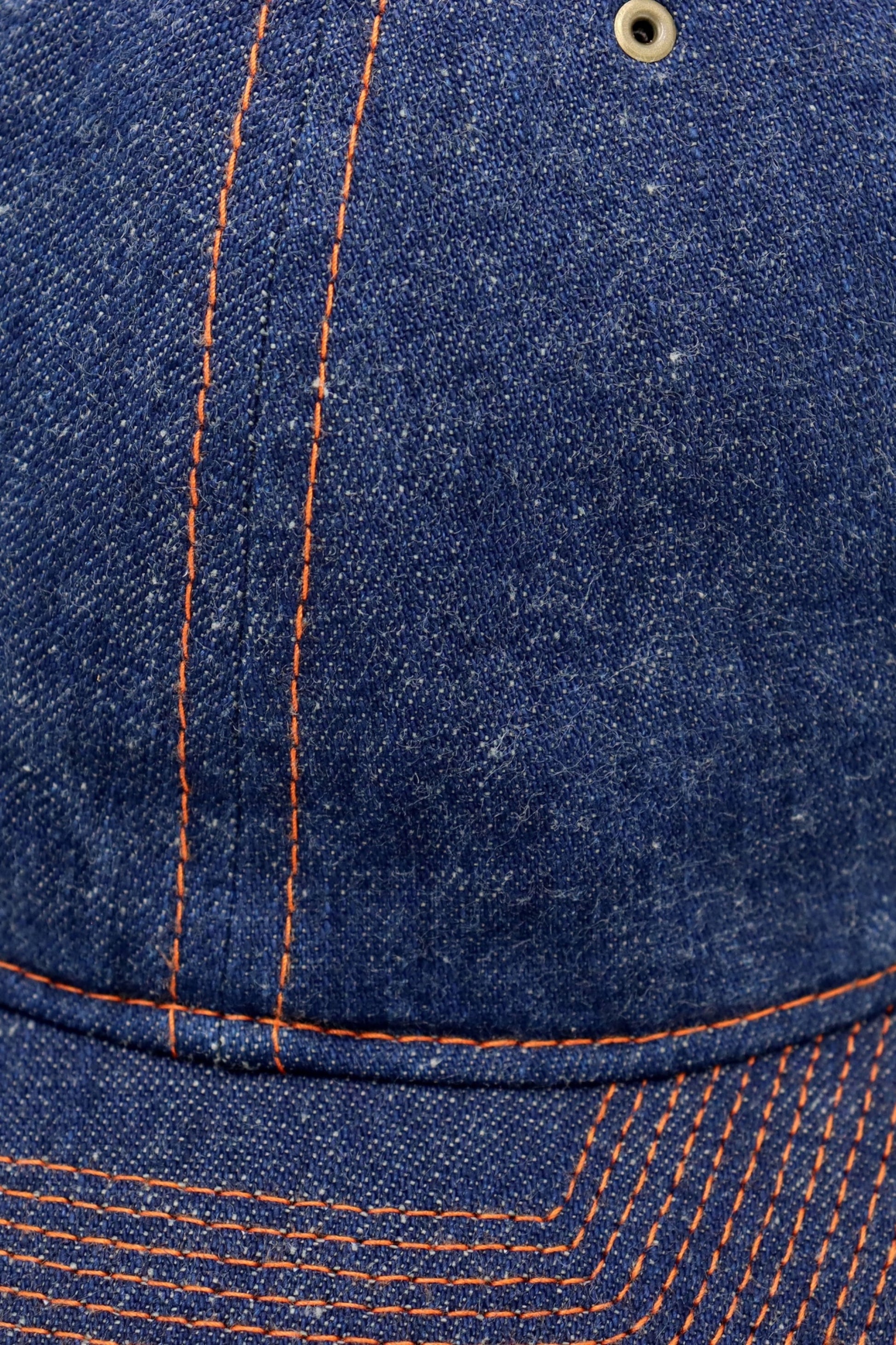 Poten 70s Denim Cap Navy | Casquette 6 Panneaux Made in Japan | Edgar Bdx