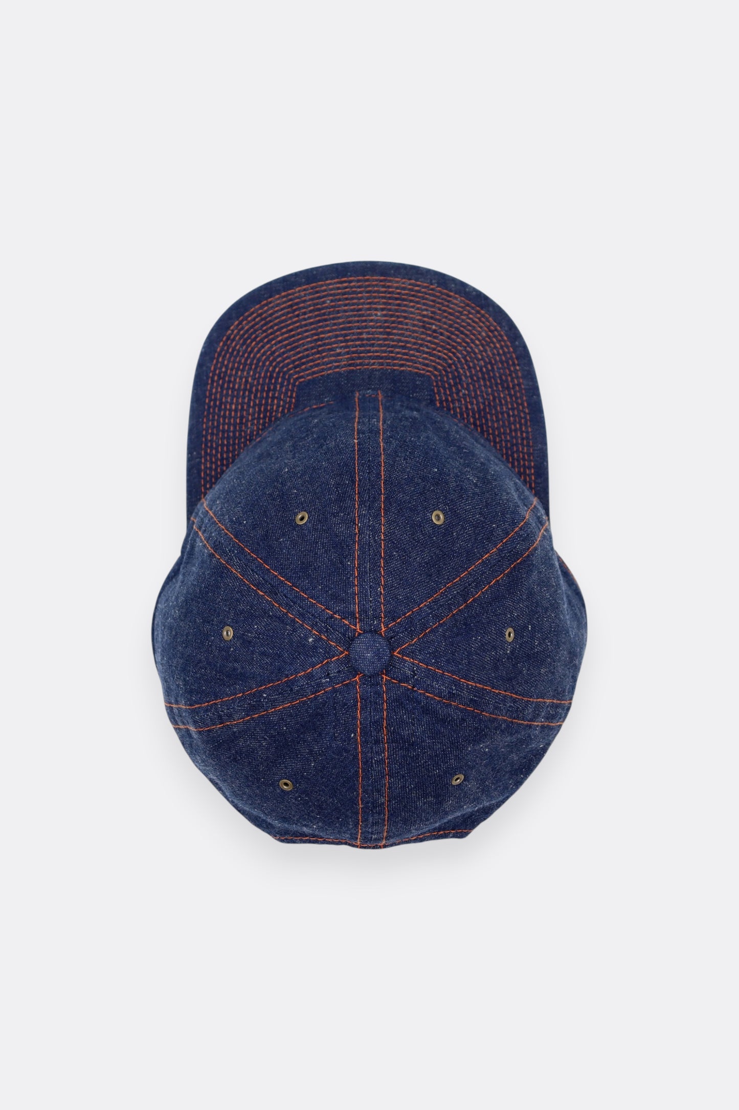Poten 70s Denim Cap Navy | Casquette 6 Panneaux Made in Japan | Edgar Bdx