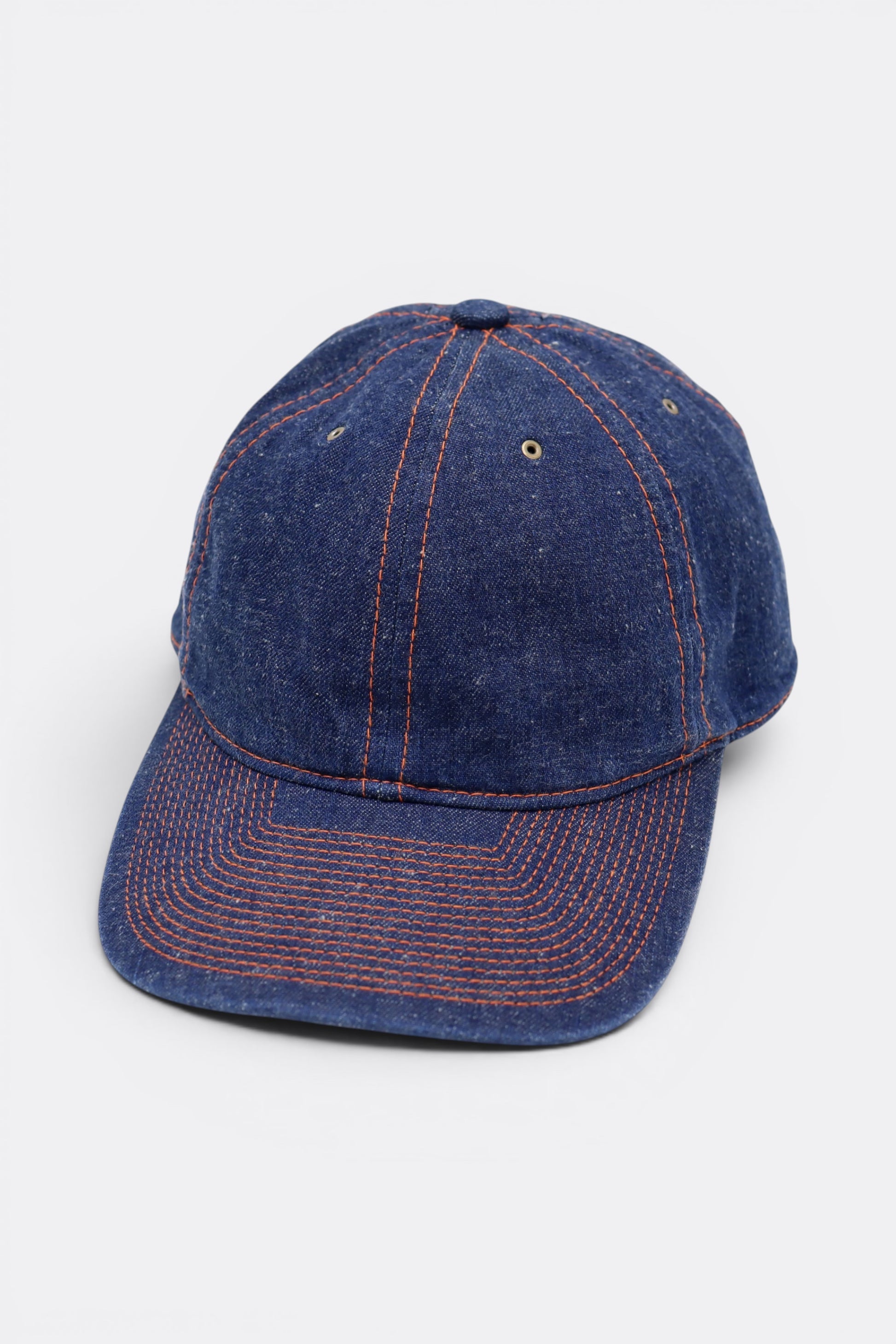 Poten 70s Denim Cap Navy | Casquette 6 Panneaux Made in Japan | Edgar Bdx