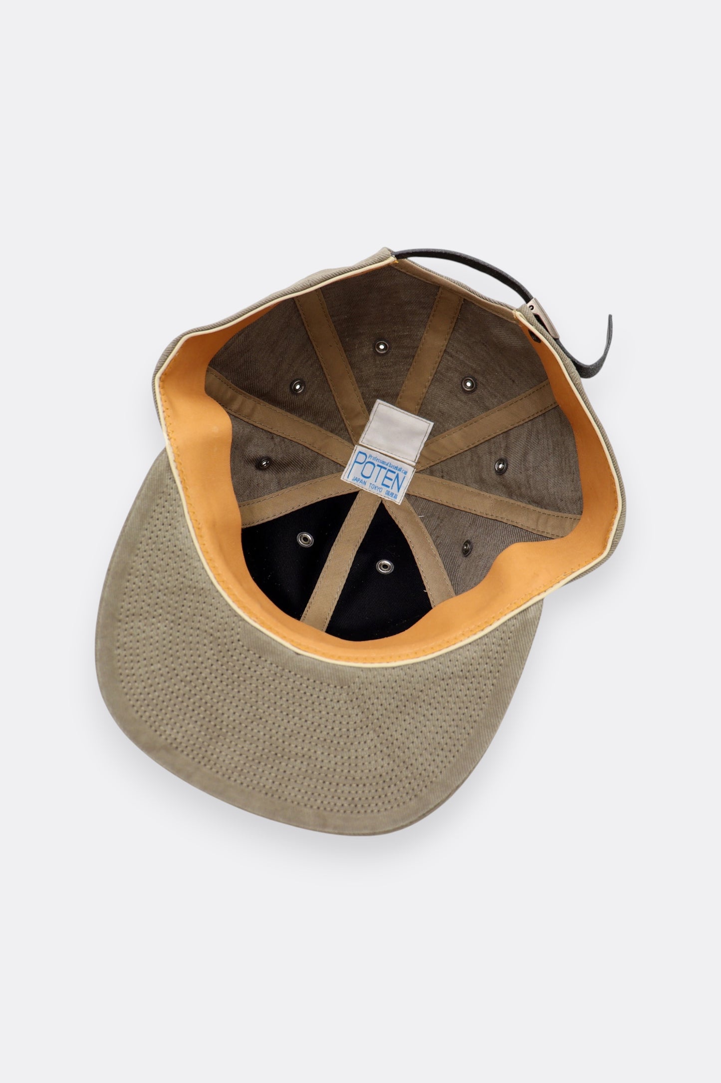 Poten Vintage Linen Twill Cap Grey | Casquette Lin Coton Made in Japan | Edgar Bdx