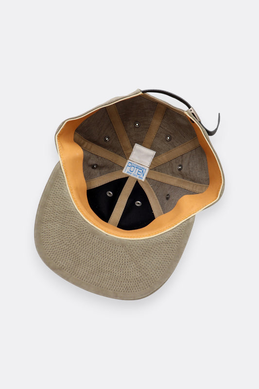 Poten Vintage Linen Twill Cap Grey | Casquette Lin Coton Made in Japan | Edgar Bdx