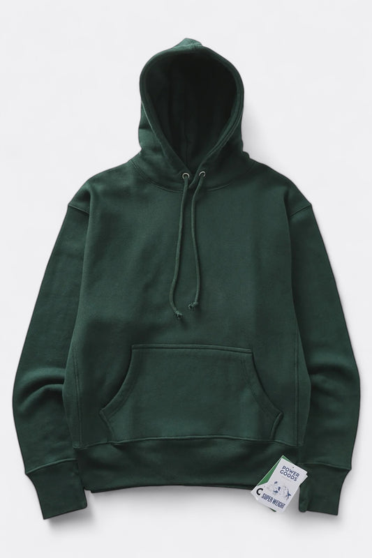 POWER GOODS Super Weight Hoodie Forest Green | Edgar Bdx