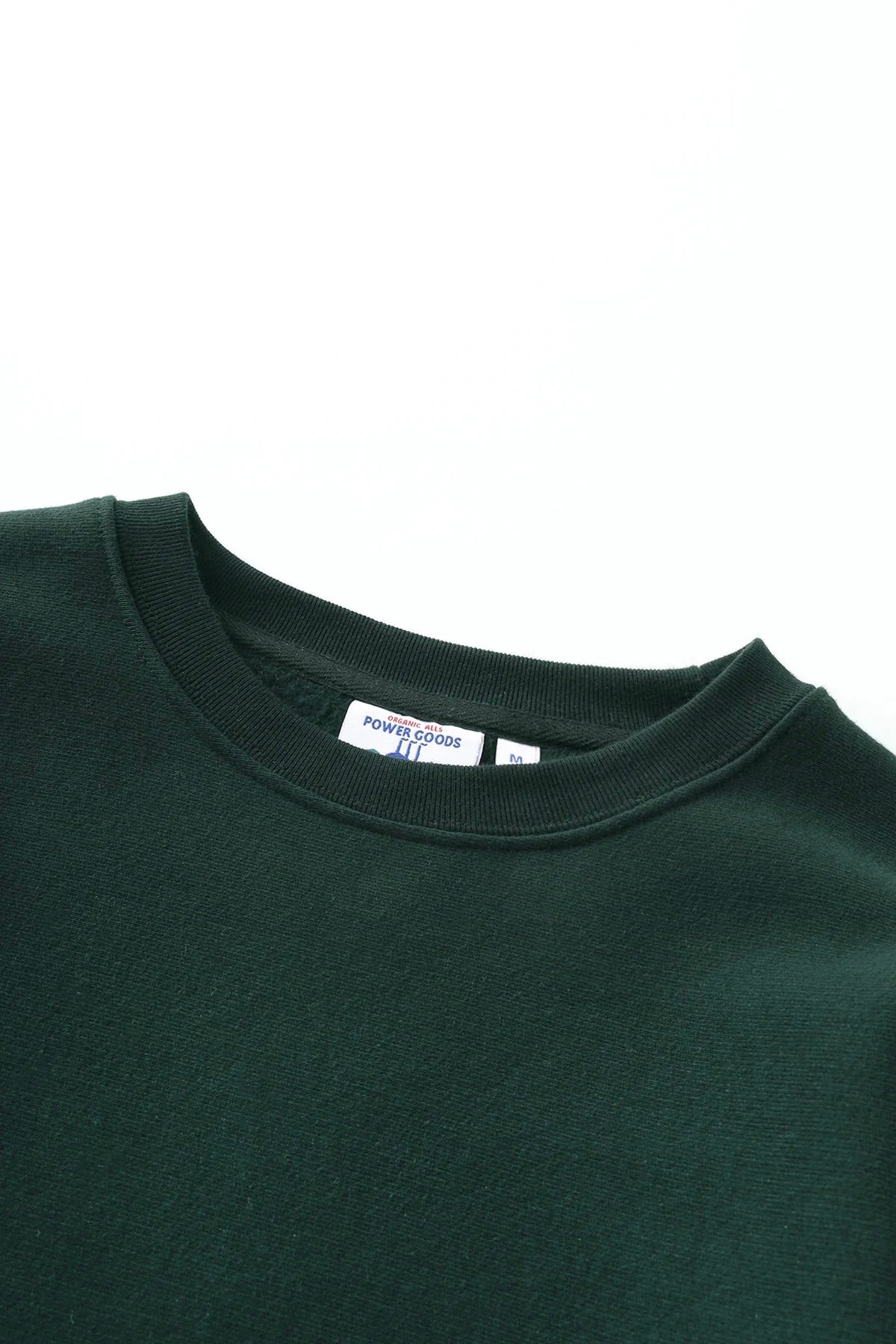 POWER GOODS Super Weight Crewneck Forest Green | Edgar Bdx