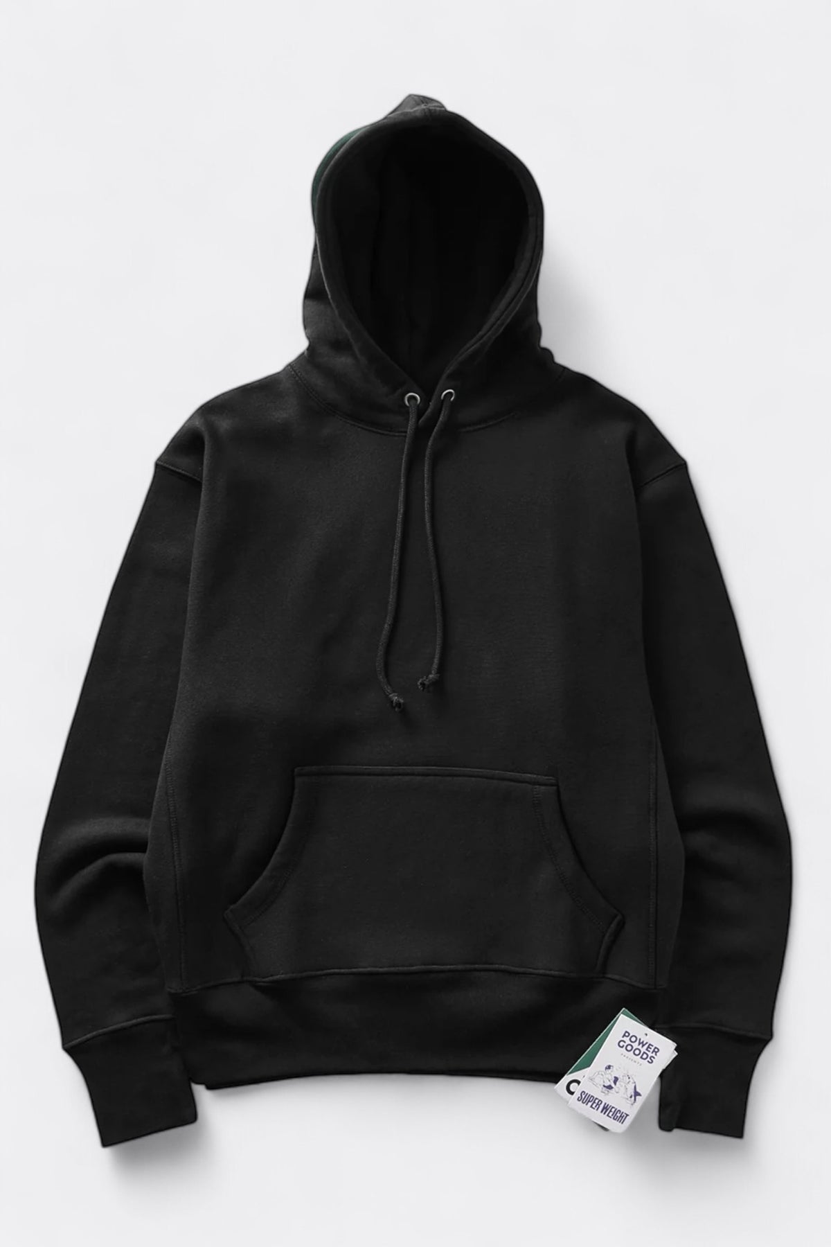 POWER GOODS Super Weight Hoodie Black | Edgar Bdx