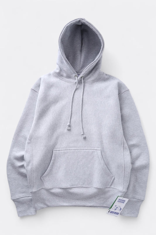 POWER GOODS Super Weight Hoodie Heather Grey | Edgar Bdx