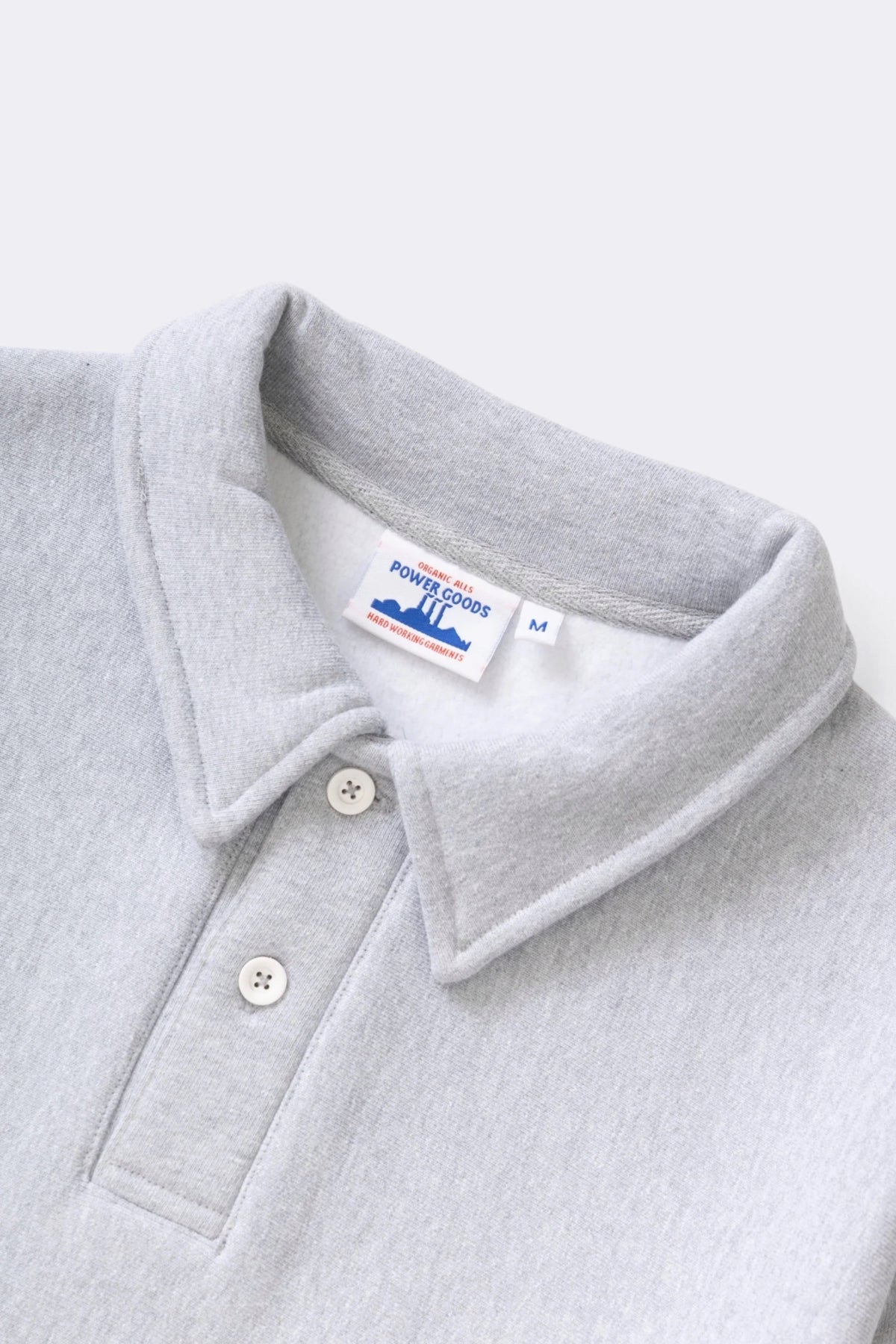 POWER GOODS Super Weight Rugby Heather Grey | Edgar Bdx