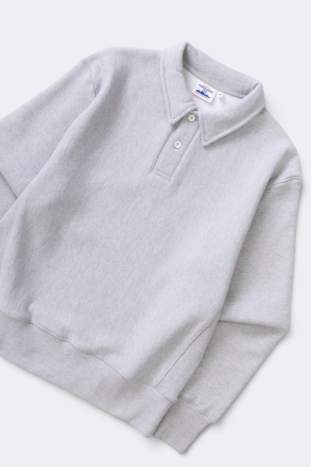 POWER GOODS Super Weight Rugby Heather Grey | Edgar Bdx
