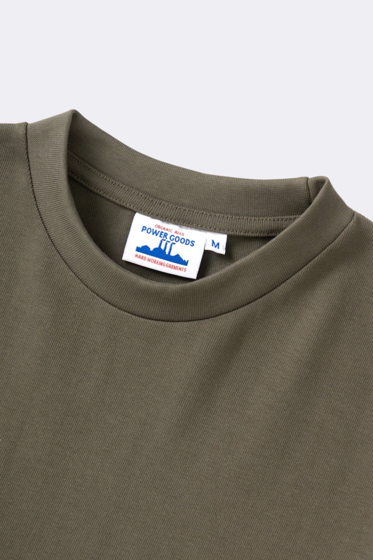POWER GOODS Super Weight T-Shirt Dark Olive | Edgar Bdx
