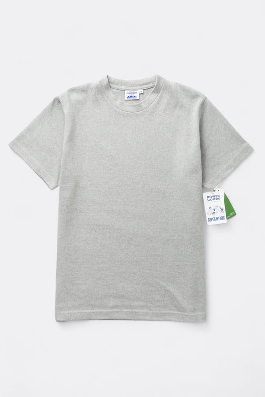 POWER GOODS Super Weight T-Shirt Heather Grey | Edgar Bdx