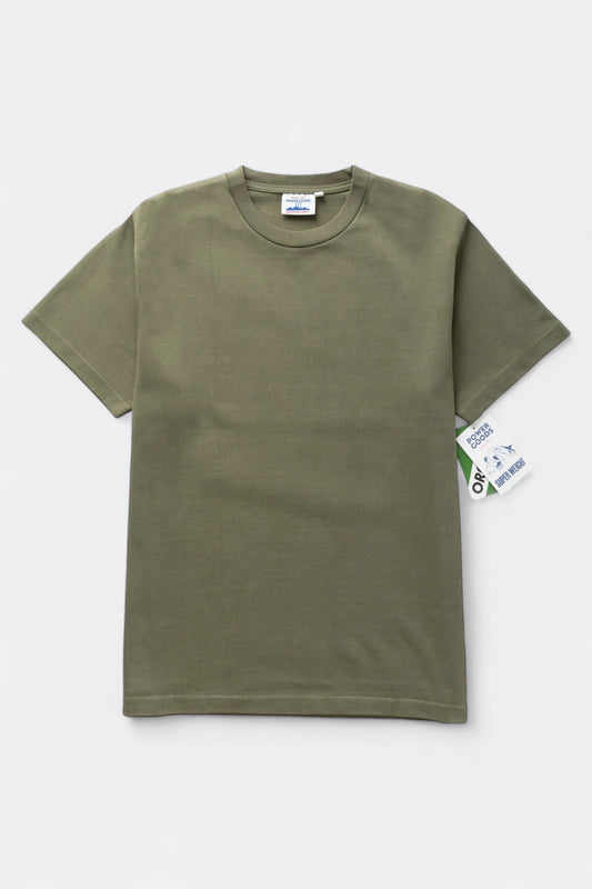 POWER GOODS Super Weight T-Shirt Olive | Edgar Bdx