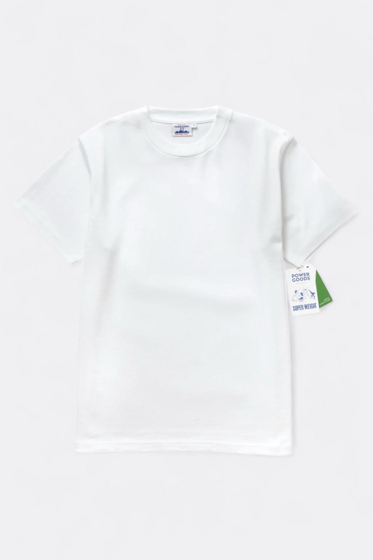 POWER GOODS Super Weight T-Shirt White | Edgar Bdx