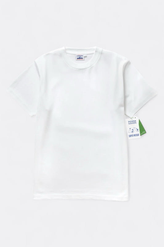POWER GOODS Super Weight T-Shirt White | Edgar Bdx