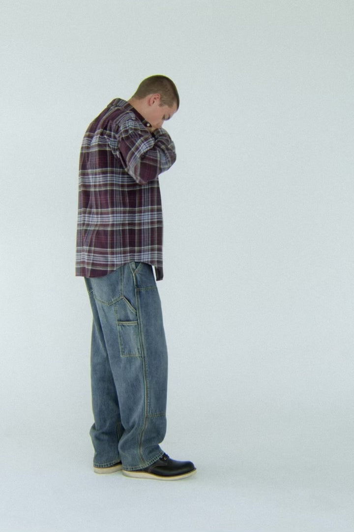 thisisneverthat - Denim Double Knee Pant (Washed Blue)