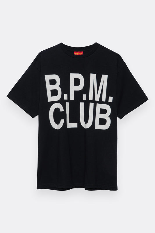 Public Possession BPM Club T-Shirt Black | T-Shirt Coton Bio Culture Club | Edgar Bdx