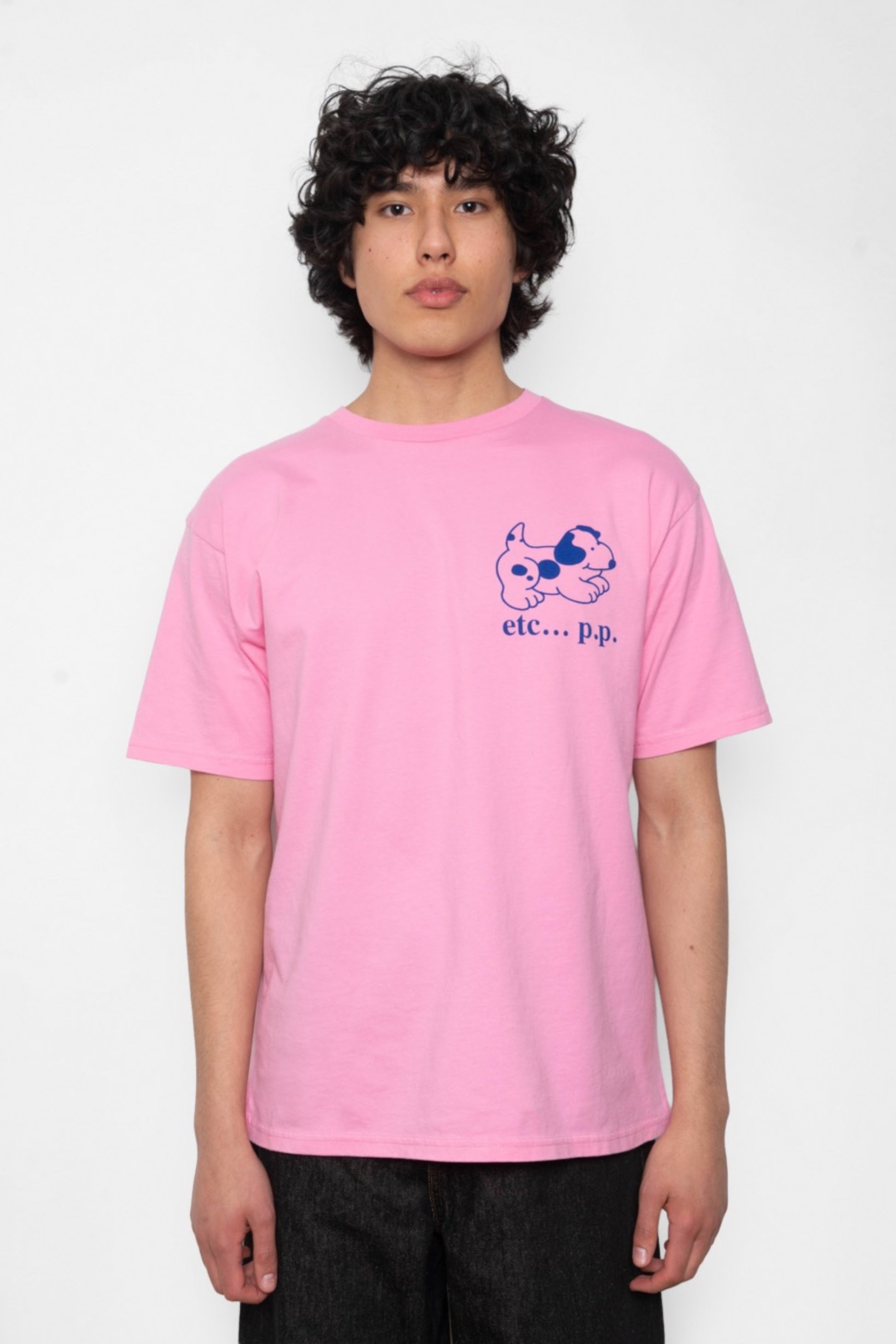 Public Possession Dog T-Shirt Light Rose | T-Shirt Coton Bio Culture Club | Edgar Bdx