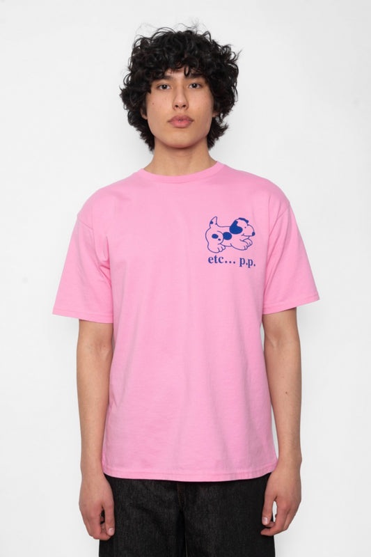 Public Possession Dog T-Shirt Light Rose | T-Shirt Coton Bio Culture Club | Edgar Bdx