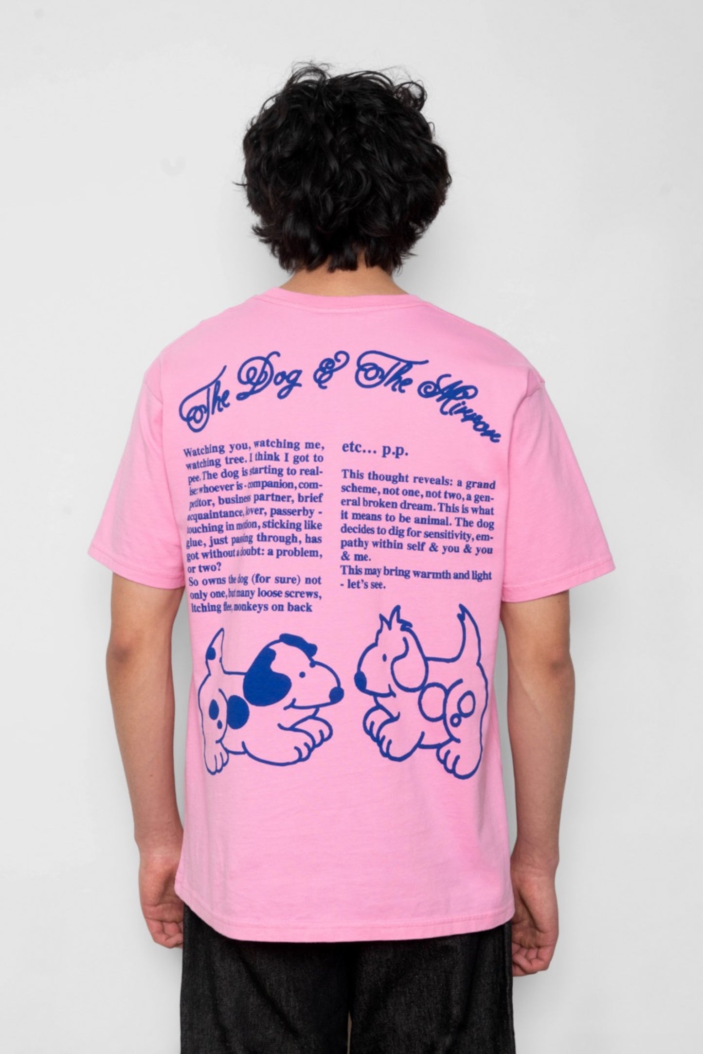 Public Possession Dog T-Shirt Light Rose | T-Shirt Coton Bio Culture Club | Edgar Bdx
