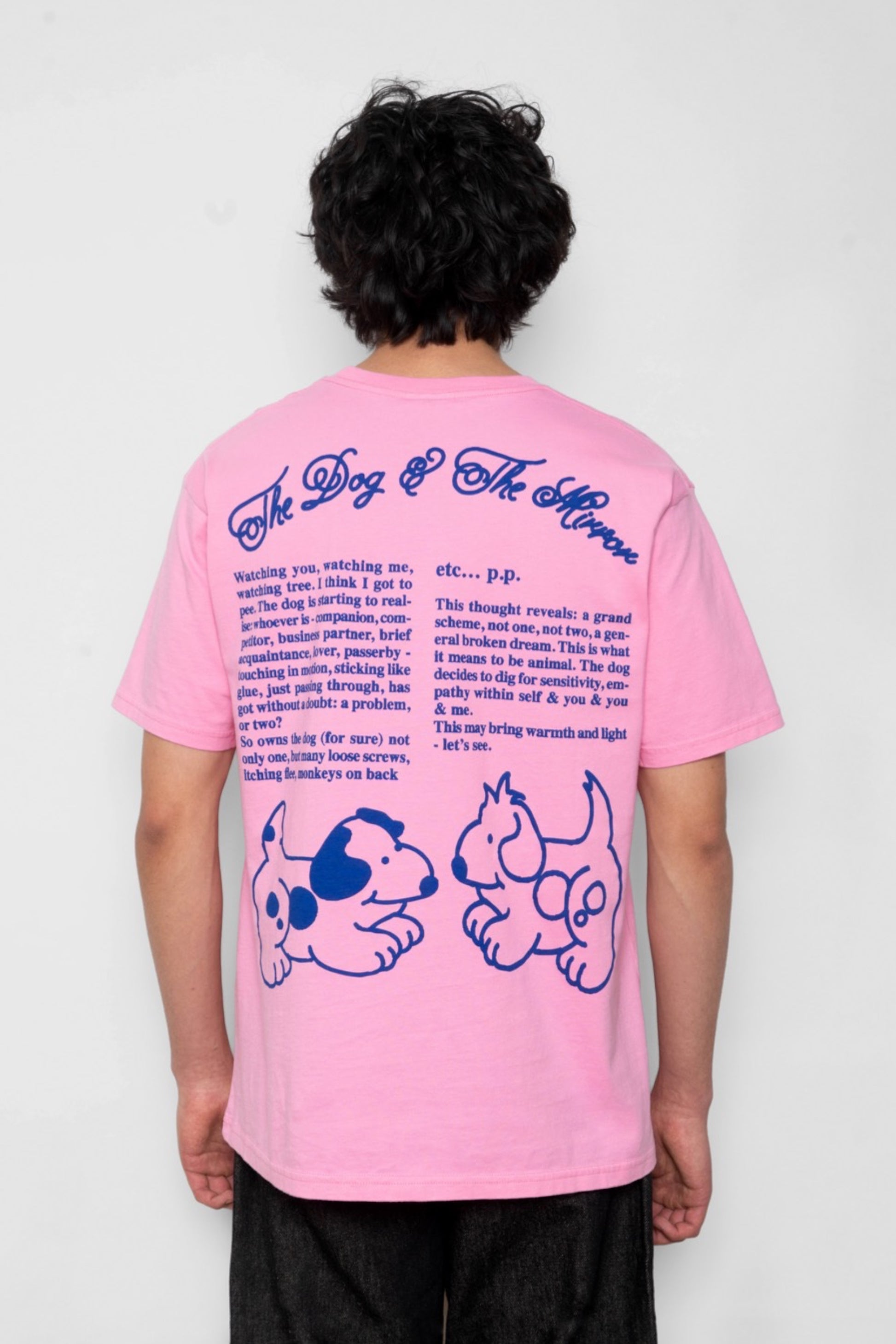 Public Possession Dog T-Shirt Light Rose | T-Shirt Coton Bio Culture Club | Edgar Bdx