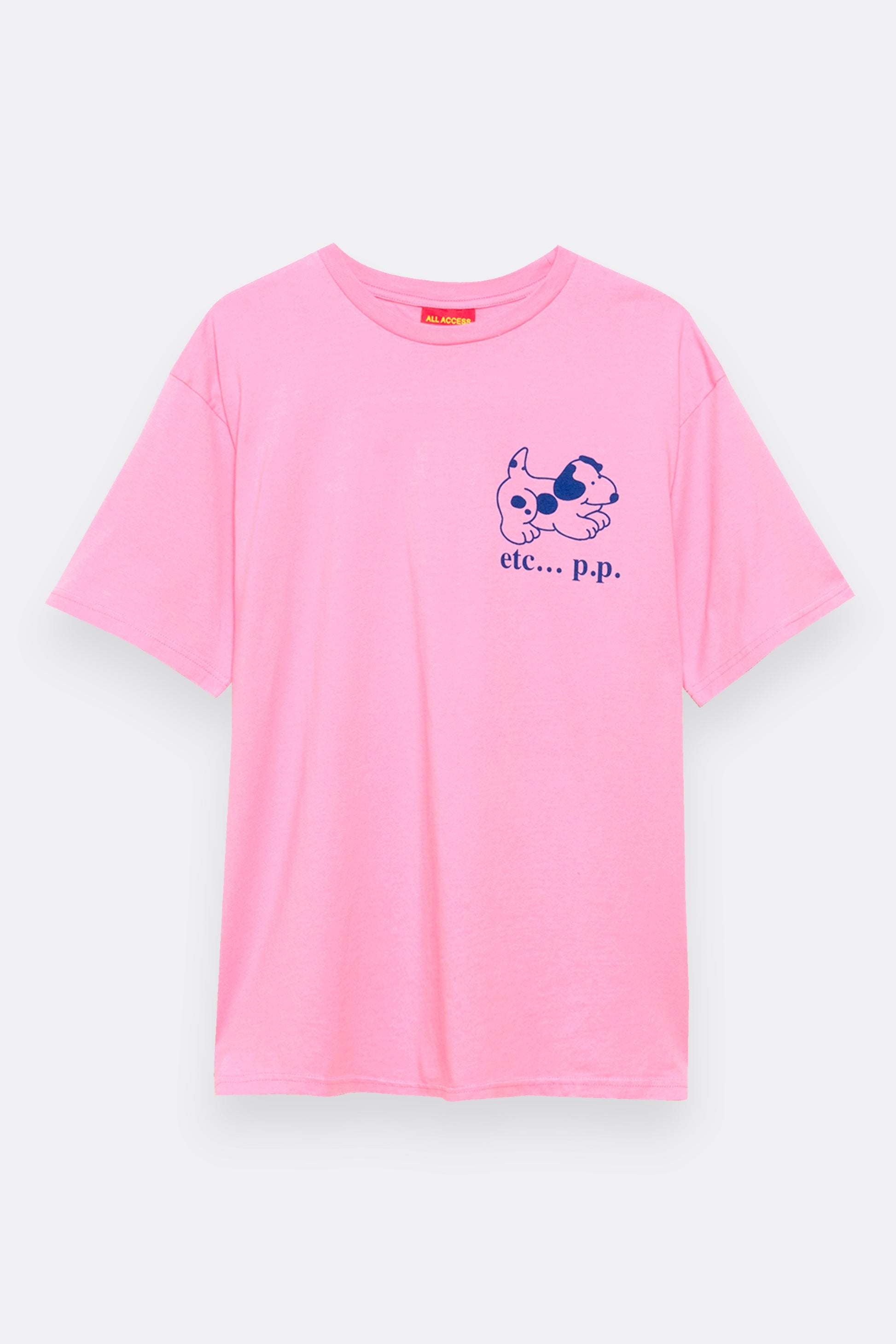 Public Possession Dog T-Shirt Light Rose | T-Shirt Coton Bio Culture Club | Edgar Bdx