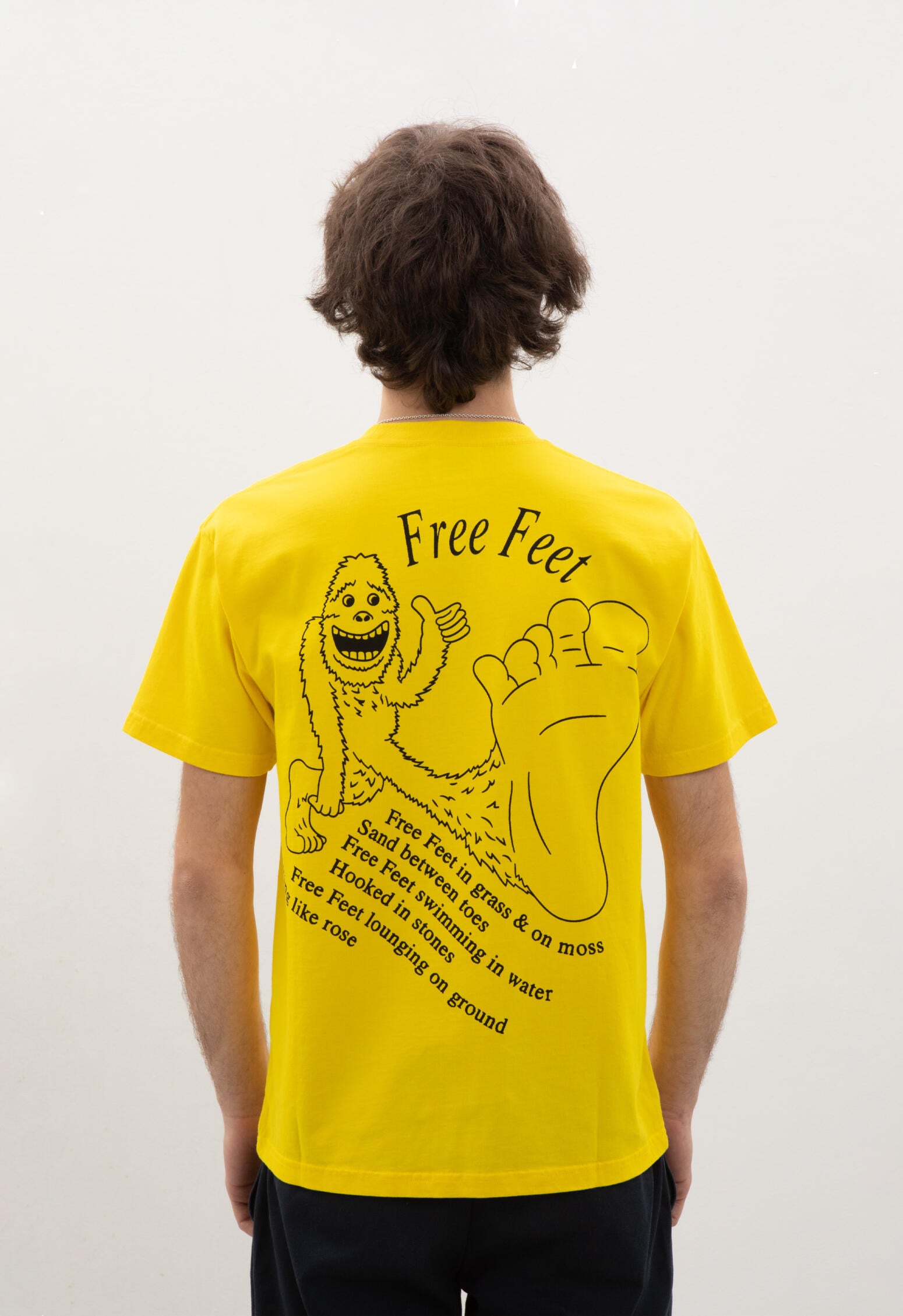 Public Possession - Free Feet 2023 T-Shirt (Bright Yellow)