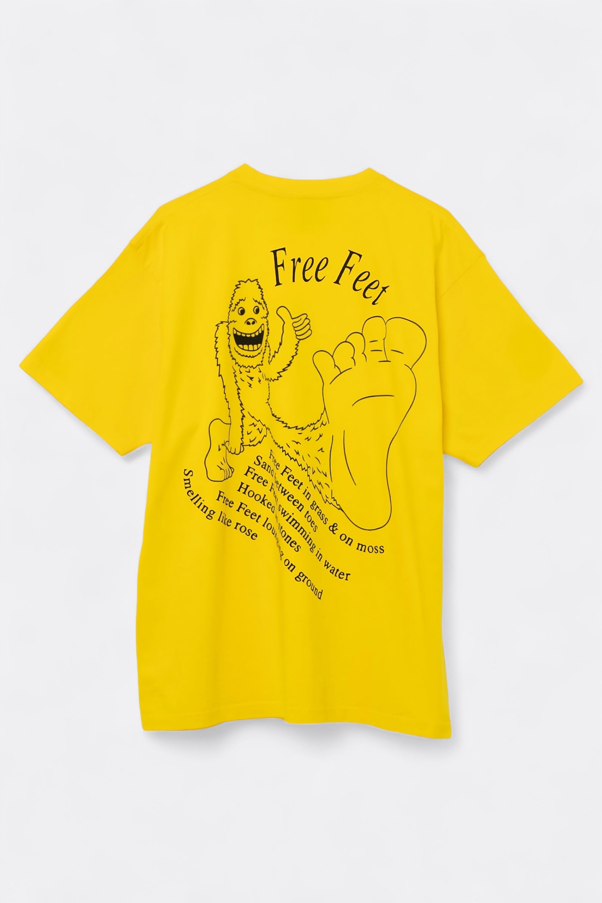 Public Possession - Free Feet 2023 T-Shirt (Bright Yellow)