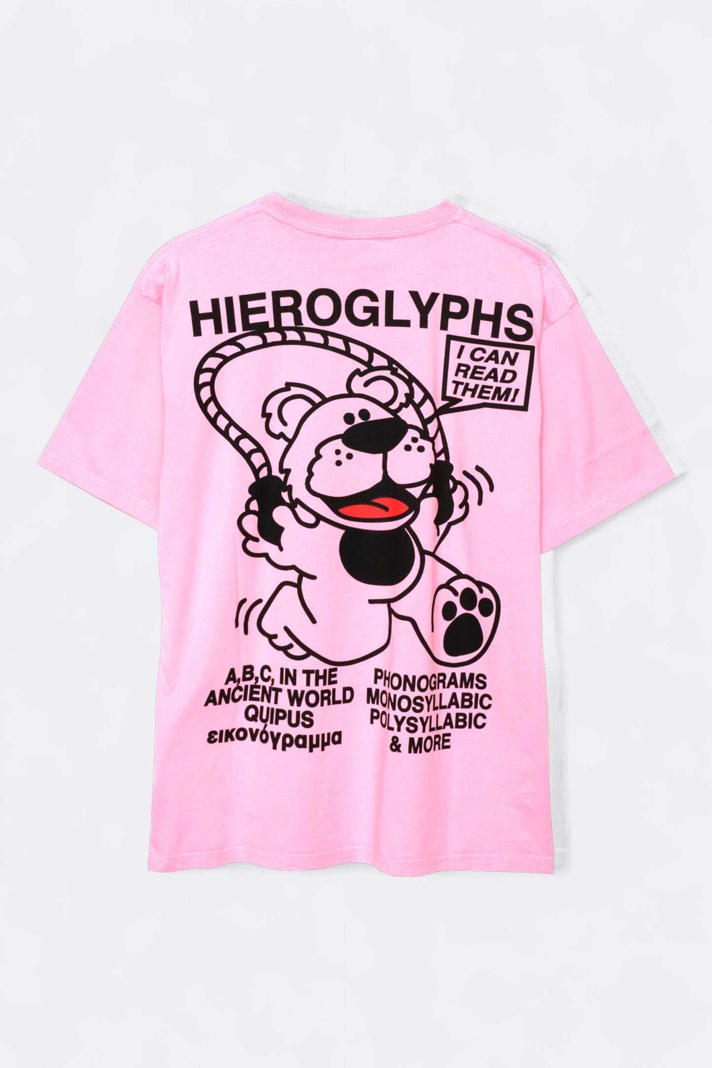 Public Possession - Hieroglyph Bar T-Shirt (Light Rose)