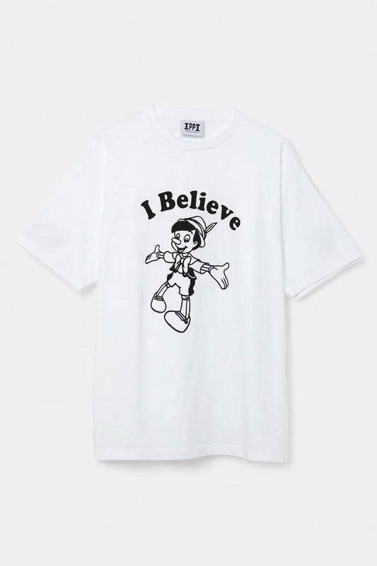 Public Possession - I Don't Believe T-Shirt (White)