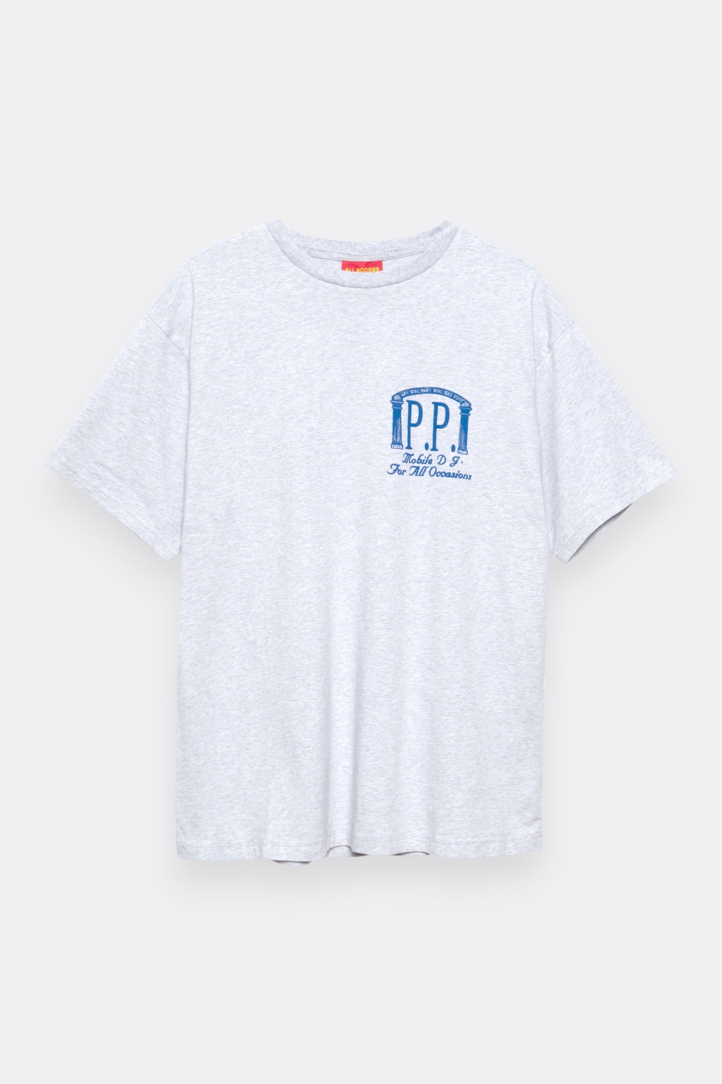 Public Possession Mobile DJ T-Shirt Heather Grey | Coton Bio Coupe Boxy | Edgar Bdx