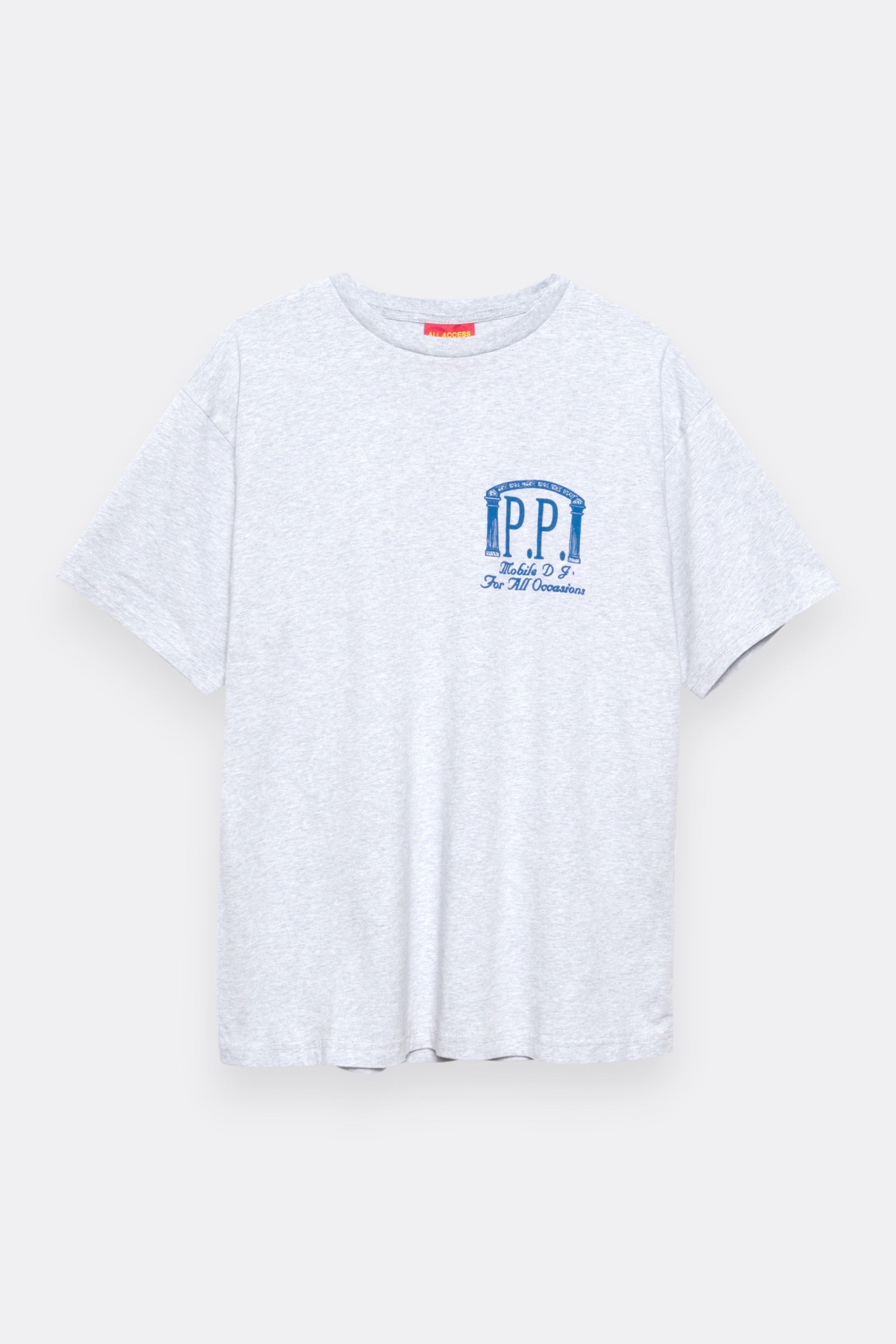 Public Possession Mobile DJ T-Shirt Heather Grey | Coton Bio Coupe Boxy | Edgar Bdx
