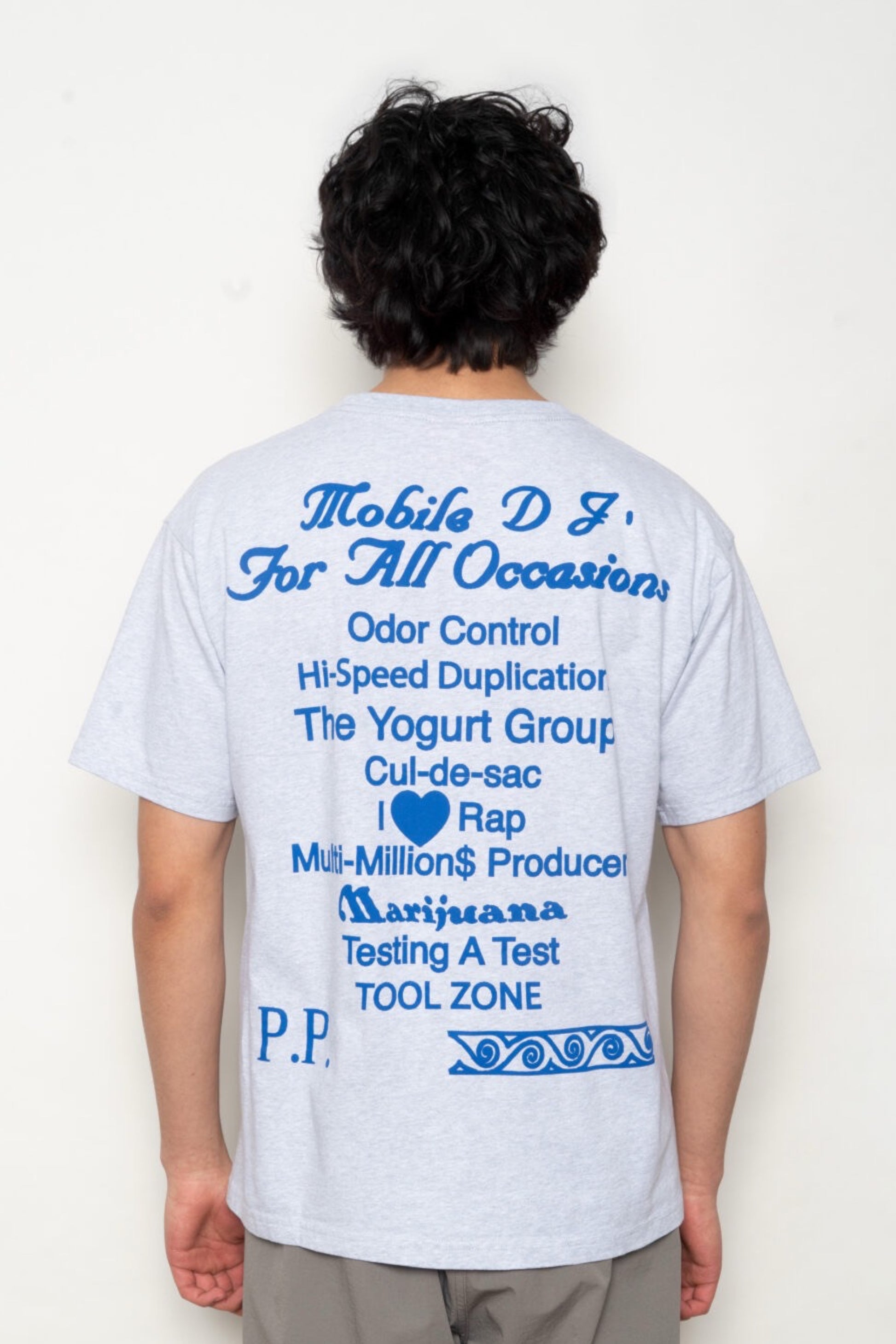 Public Possession Mobile DJ T-Shirt Heather Grey | Coton Bio Coupe Boxy | Edgar Bdx