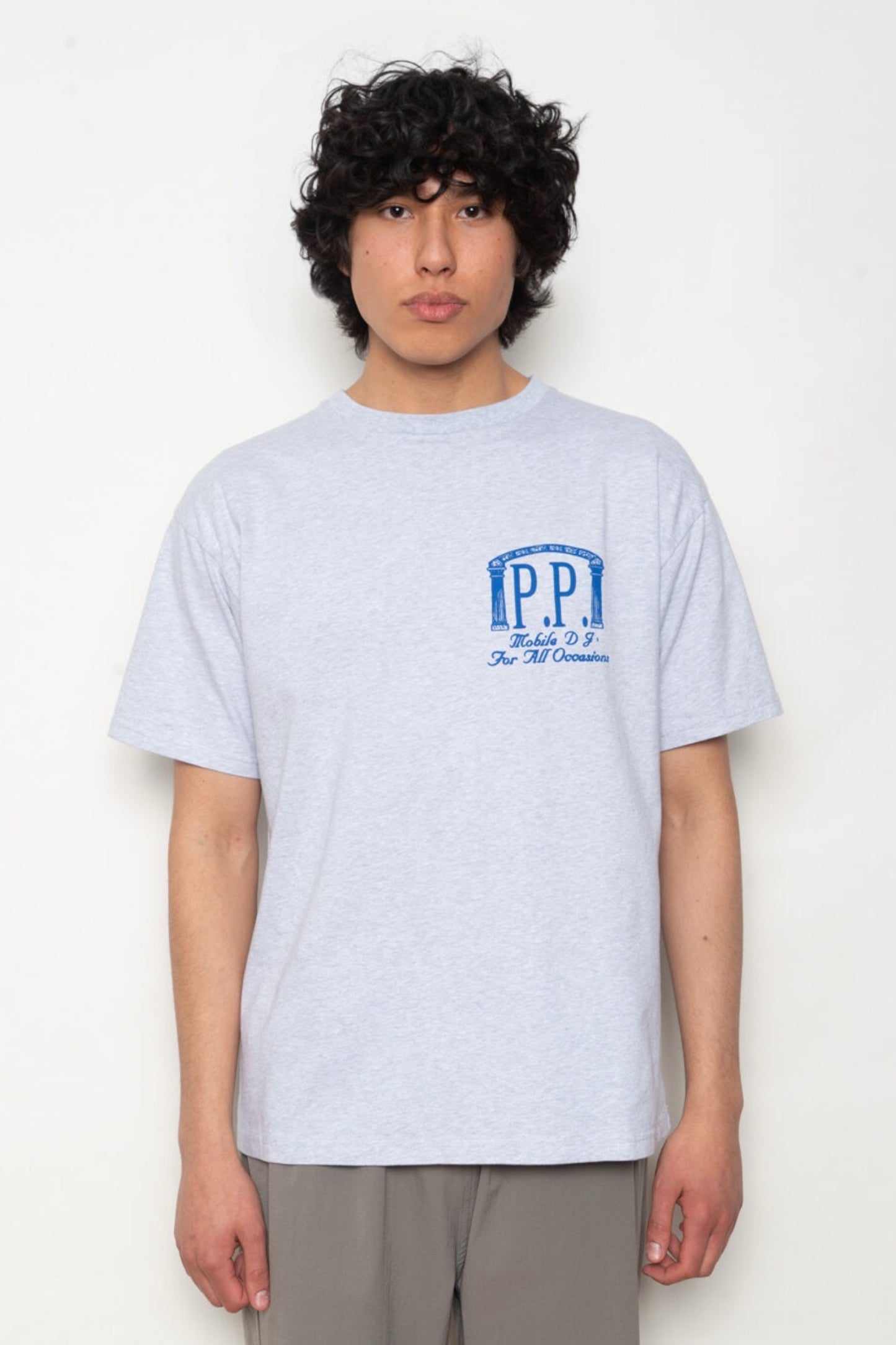 Public Possession Mobile DJ T-Shirt Heather Grey | Coton Bio Coupe Boxy | Edgar Bdx